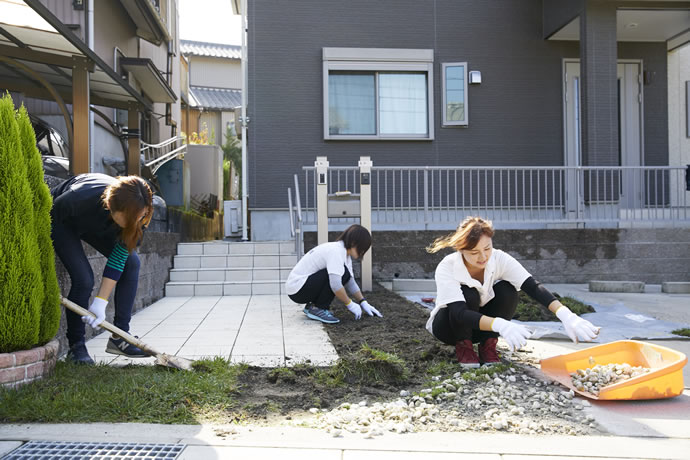 人工芝diy すごい人工芝