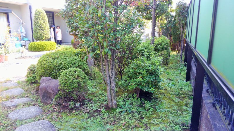 埼玉県 E様邸の庭施工前の写真2